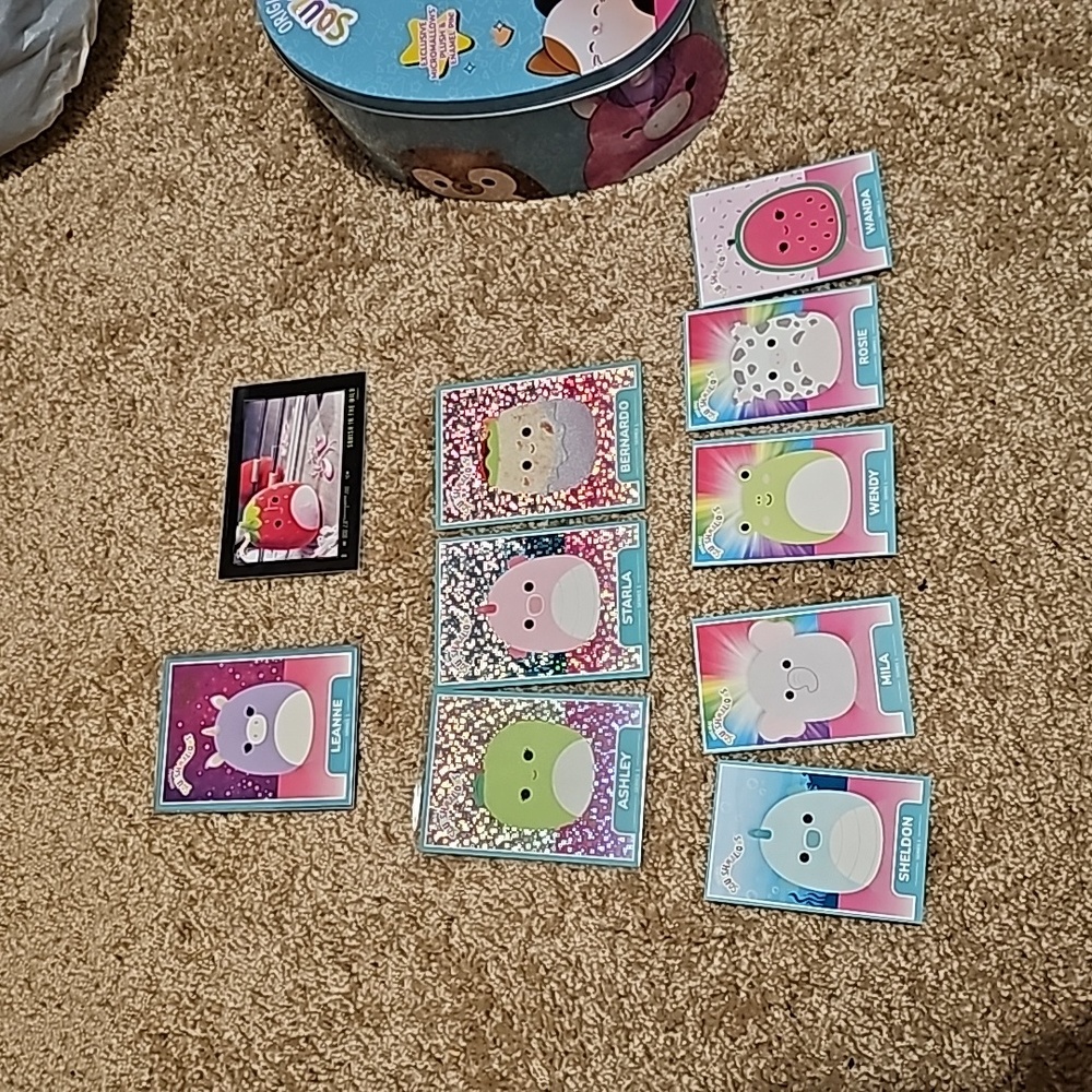 Rare squishmallow card lot